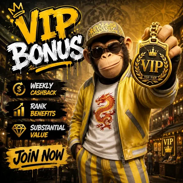 Bonus Kong toont trots VIP-badge terwijl speler wekelijkse beloningen claimt bij Bonus Kong Casino