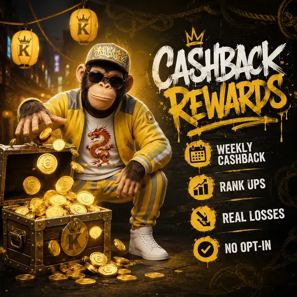 Bonus Kong presenteert wekelijkse cashback beloningen bij Casino Bonus Kong schatkist